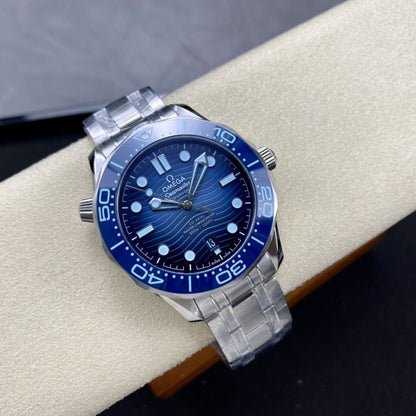 Celestial Seafarer Diver 300M 42mm Steel On Steel on Steel Blue Dial 7340