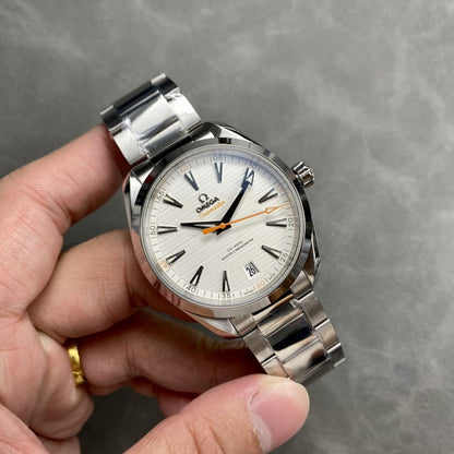 Celestial Aqua Sport 150M 41mm Steel On Steel White Dial 2901