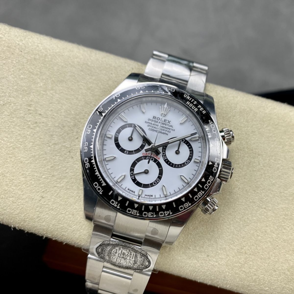 Regency Racing Chronograph 40 mm Timelesssteel Ceramic Bezel Panda Dial 126500LN 1812