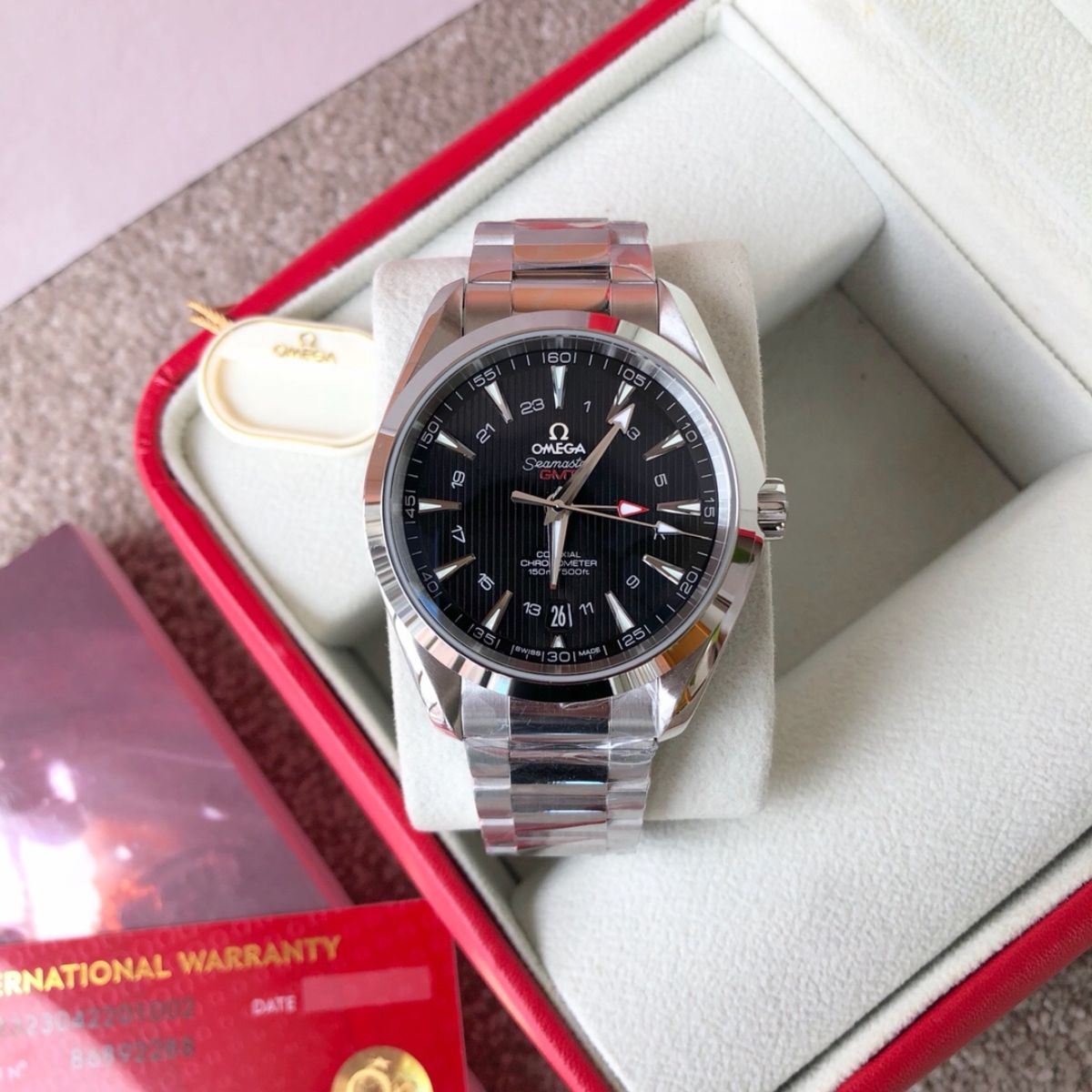 Celestial Aqua Sport 150M Traveller 43mm Steel On Steel Black Dial 7163