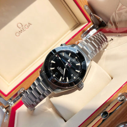 Celestial Ocean Diver 600M 42mm Steel On Steel Black Dial 4007
