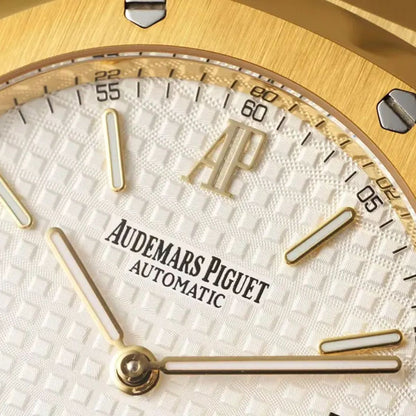 [Super Clone] Prestige Atelier Octagon Sport 39mm White Dial Yellow Gold 3334