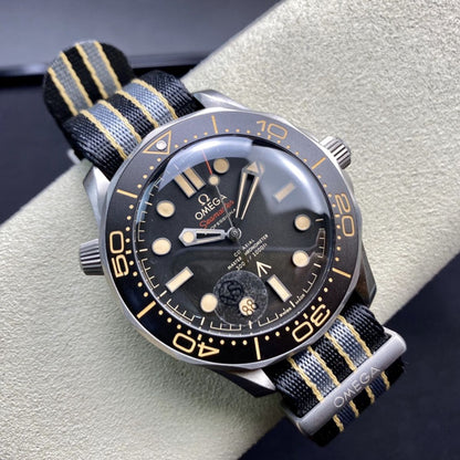 Celestial Seafarer Diver 300M 007 Edition 42mm Titanium On Nato Strap Brown Dial 7467