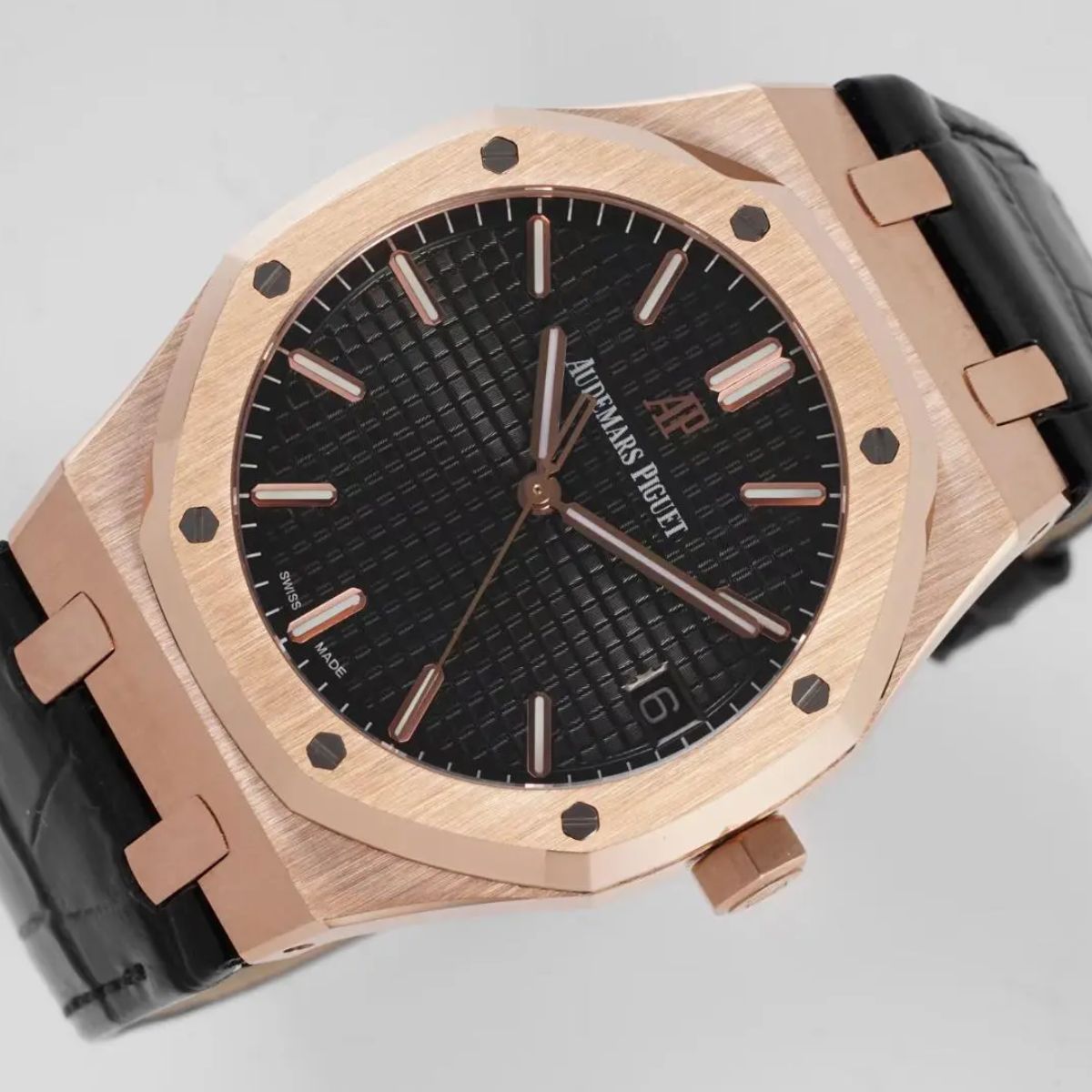 Prestige Atelier Octagon Sport 41mm Black Dial Rose Gold 1703