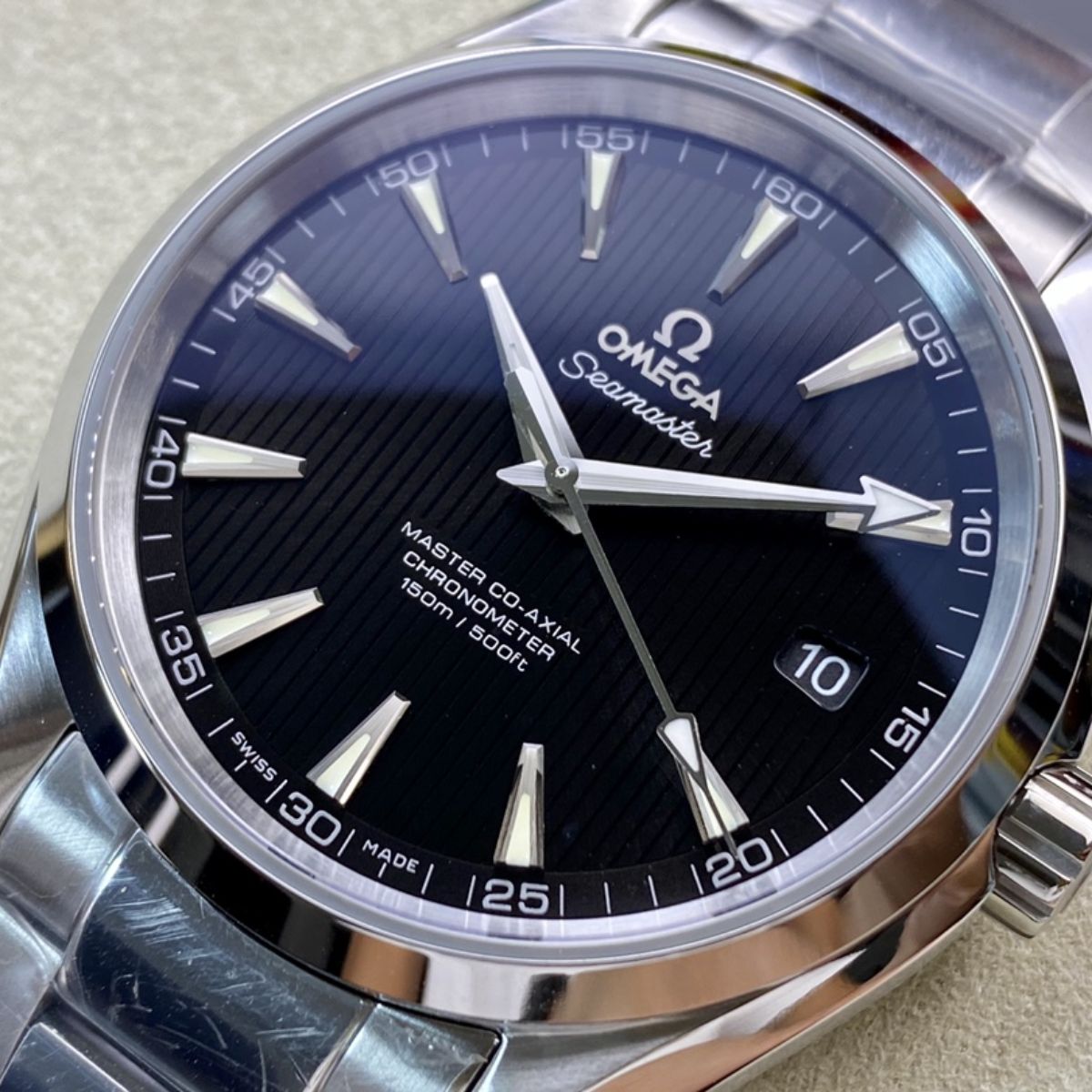 Celestial Aqua Sport 150M 39mm Steel On Steel Black Dial 8001