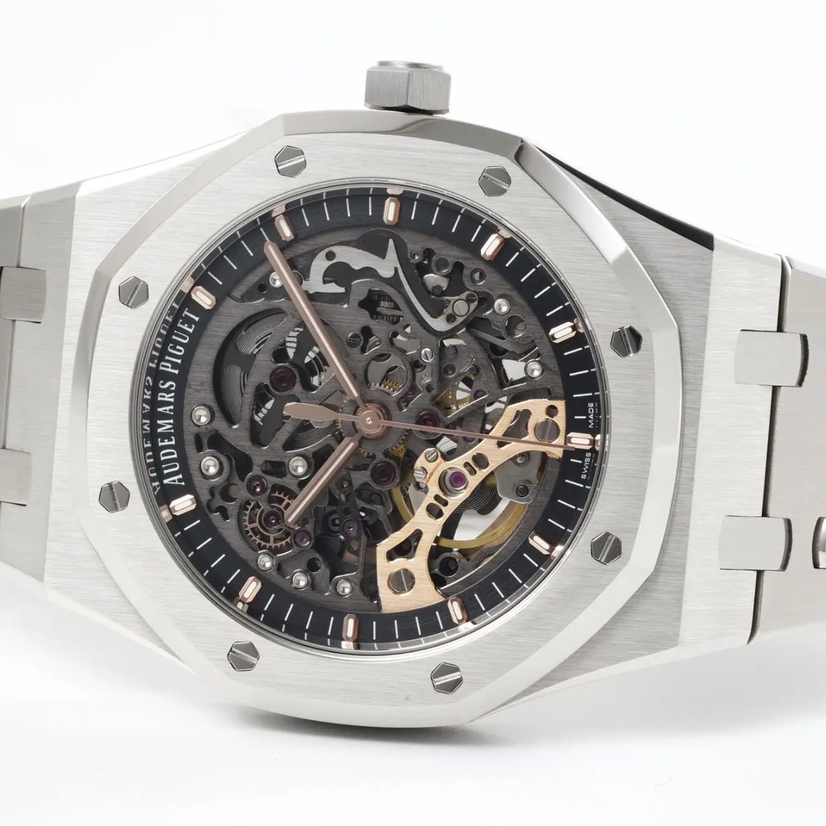 Prestige Atelier Octagon Sport Double Balance Wheel Openworked 41mm Skeleton Dial Stainless Steel 4218