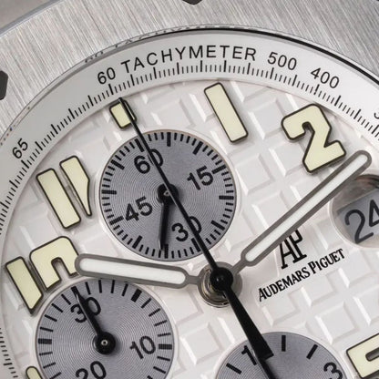 [Super Clone] Prestige Atelier Coastal Sport Chronograph 42mm White Dial Stainless Steel 9115