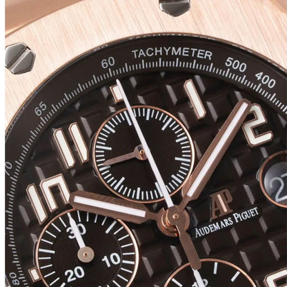 Prestige Atelier Coastal Sport Chronograph 42mm Black Dial Rose Gold 5933