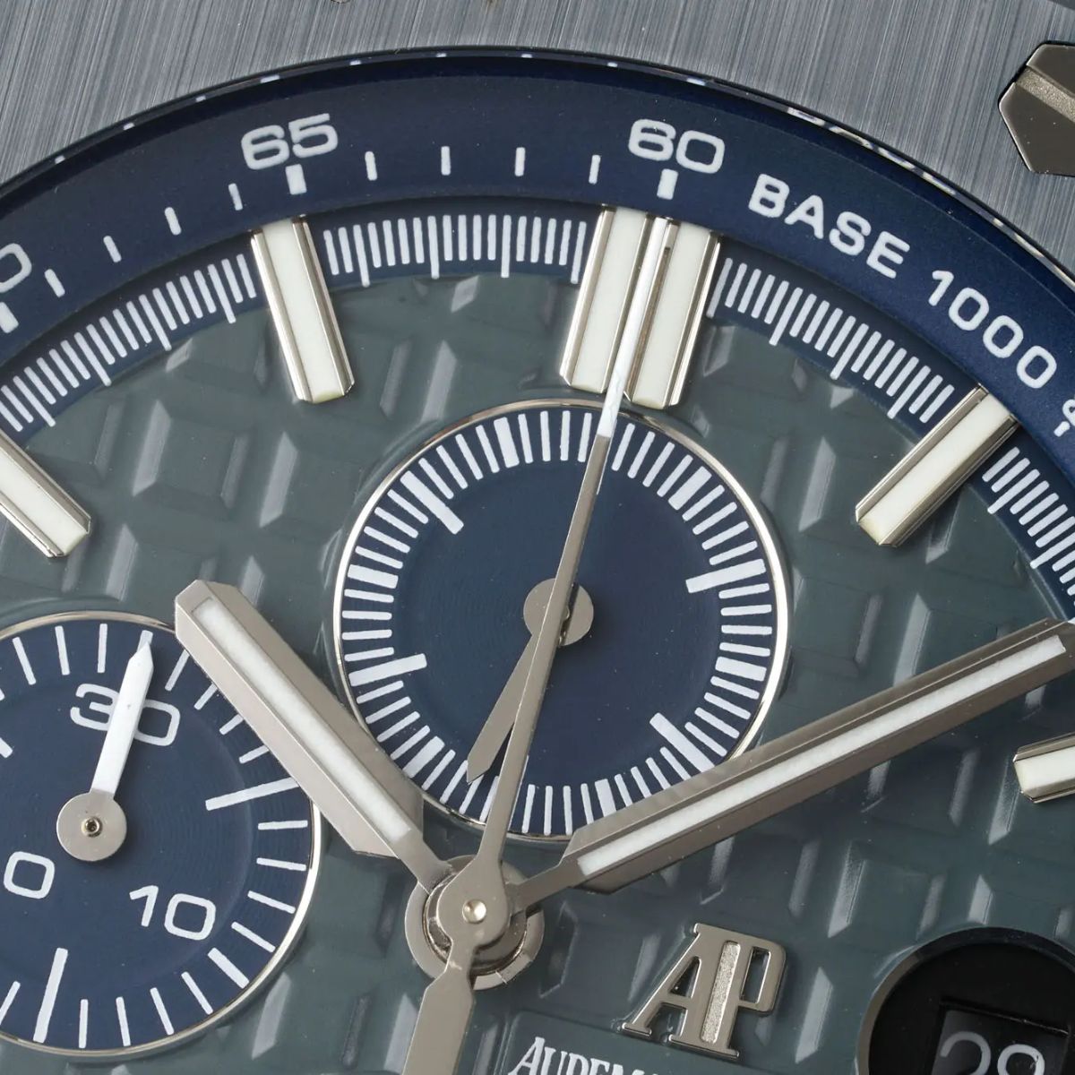 [Super Clone] Prestige Atelier Coastal Sport Chronograph 44mm Grey Blue Dial Stainless Steel 4150