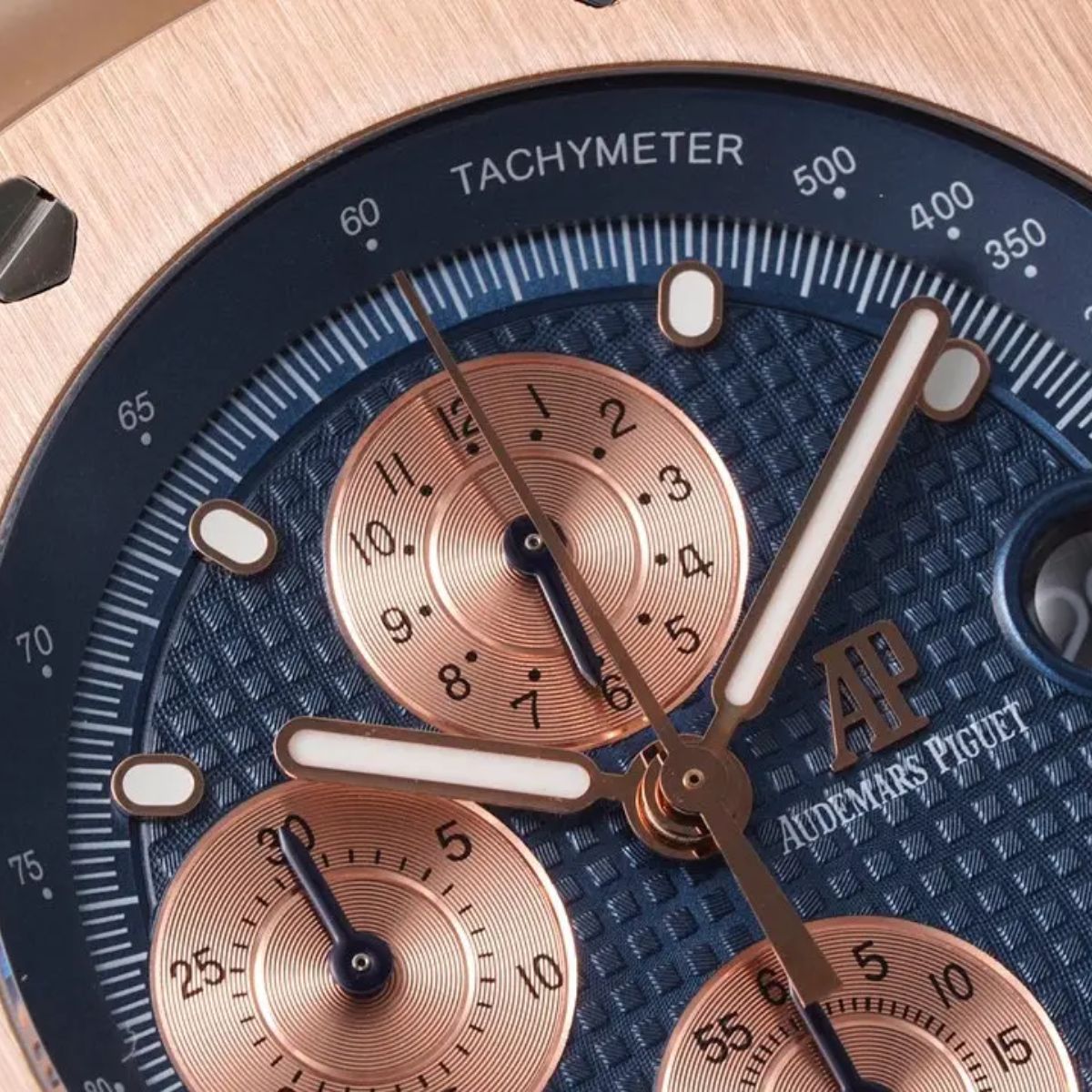 [Super Clone] Prestige Atelier Coastal Sport Chronograph 42mm Blue Dial Rose Gold 2694