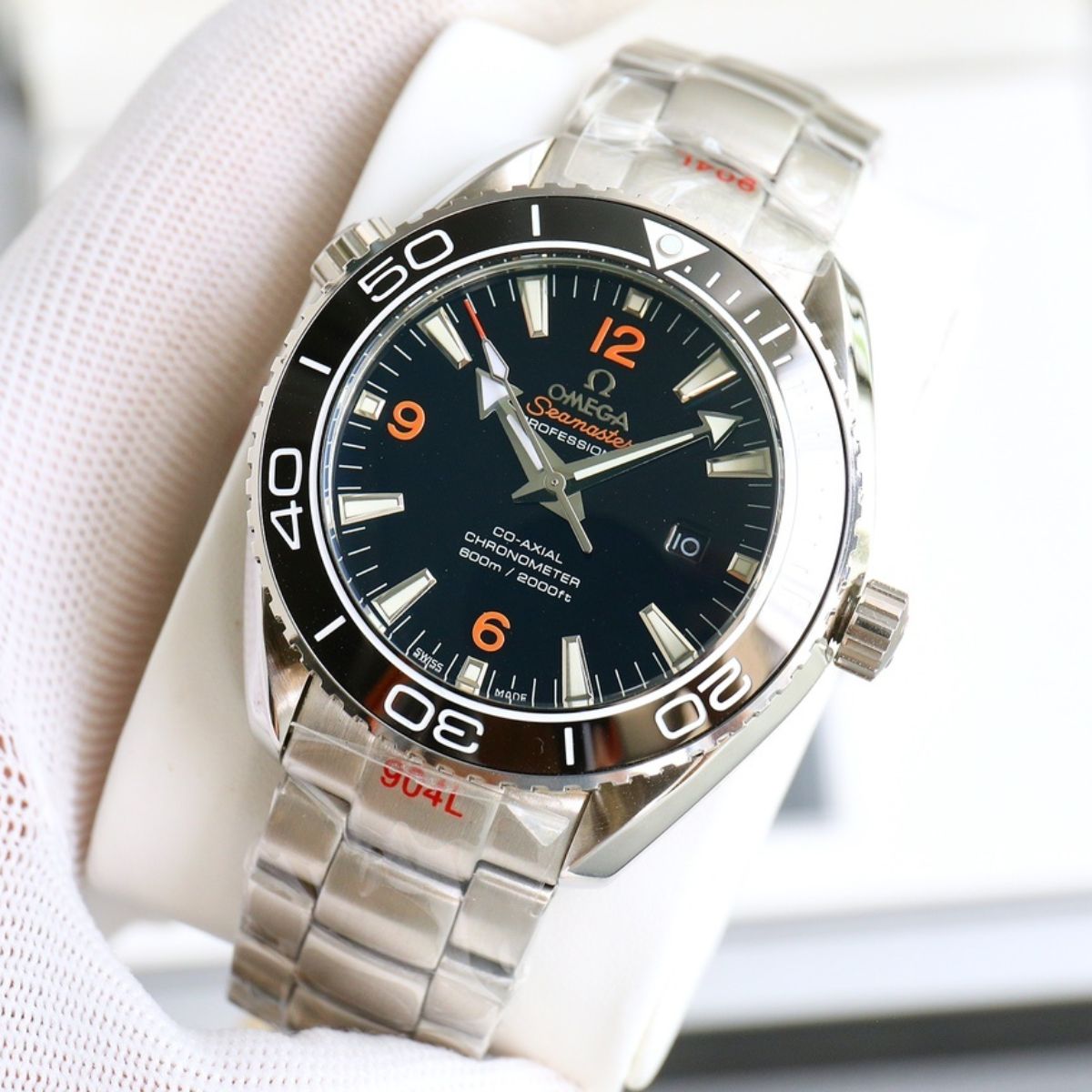 Celestial Ocean Diver 600M 42mm Steel On Steel Black Dial 5530