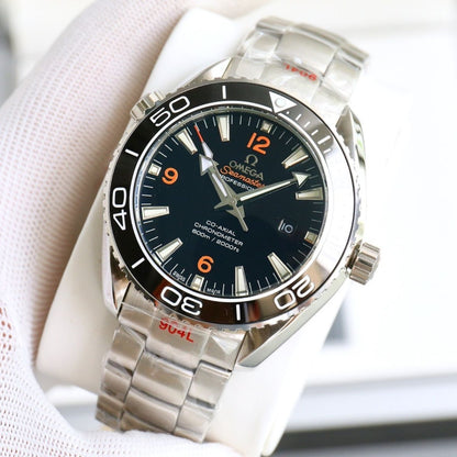 Celestial Ocean Diver 600M 42mm Steel On Steel Black Dial 5530
