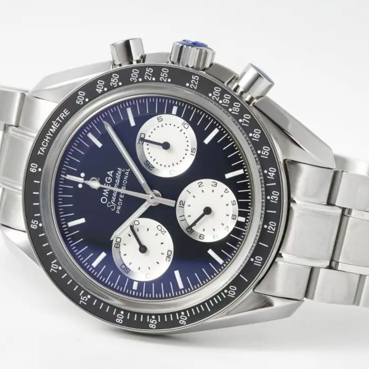Celestial Chronograph Reduced 39mm Steel On Steel Blue Dial 5562