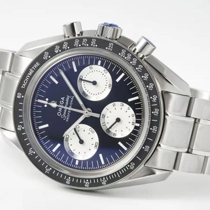 Celestial Chronograph Reduced 39mm Steel On Steel Blue Dial 5562
