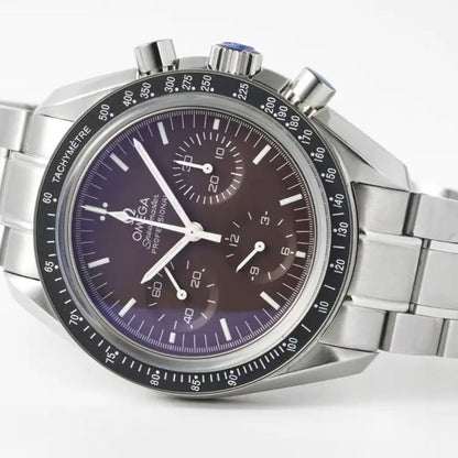 Celestial Moon Chronograph Professional 42mm Steel On Steel Brown Dial 4109