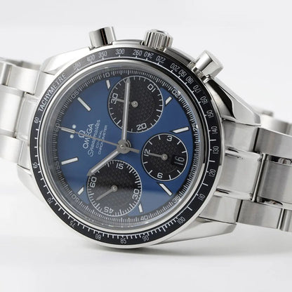 Celestial Racing Chronograph 40mm Steel On Steel Blue Dial 3250
