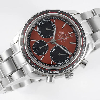 Celestial Racing Chronograph 40mm Steel On Steel Red Dial 4262