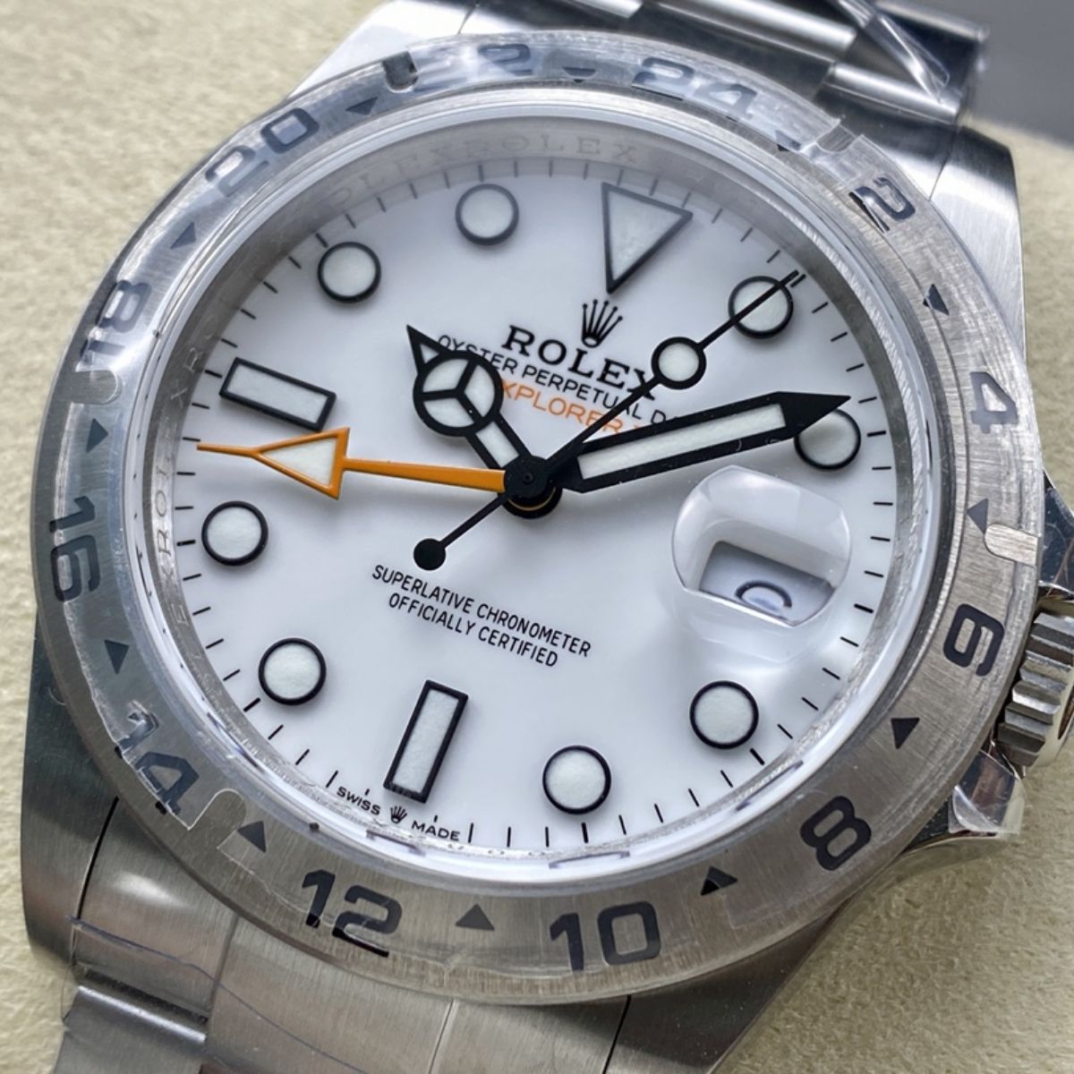 [Super Clone] Regency Adventurer II 42 mm Timeless Silver Bezel White Dial 226570 7512