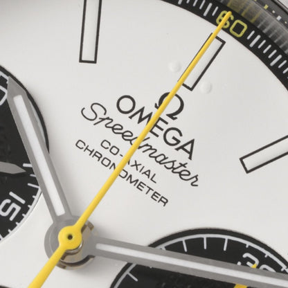 Celestial Racing Chronograph 40mm Steel On Rubber Strap White Dial 1126