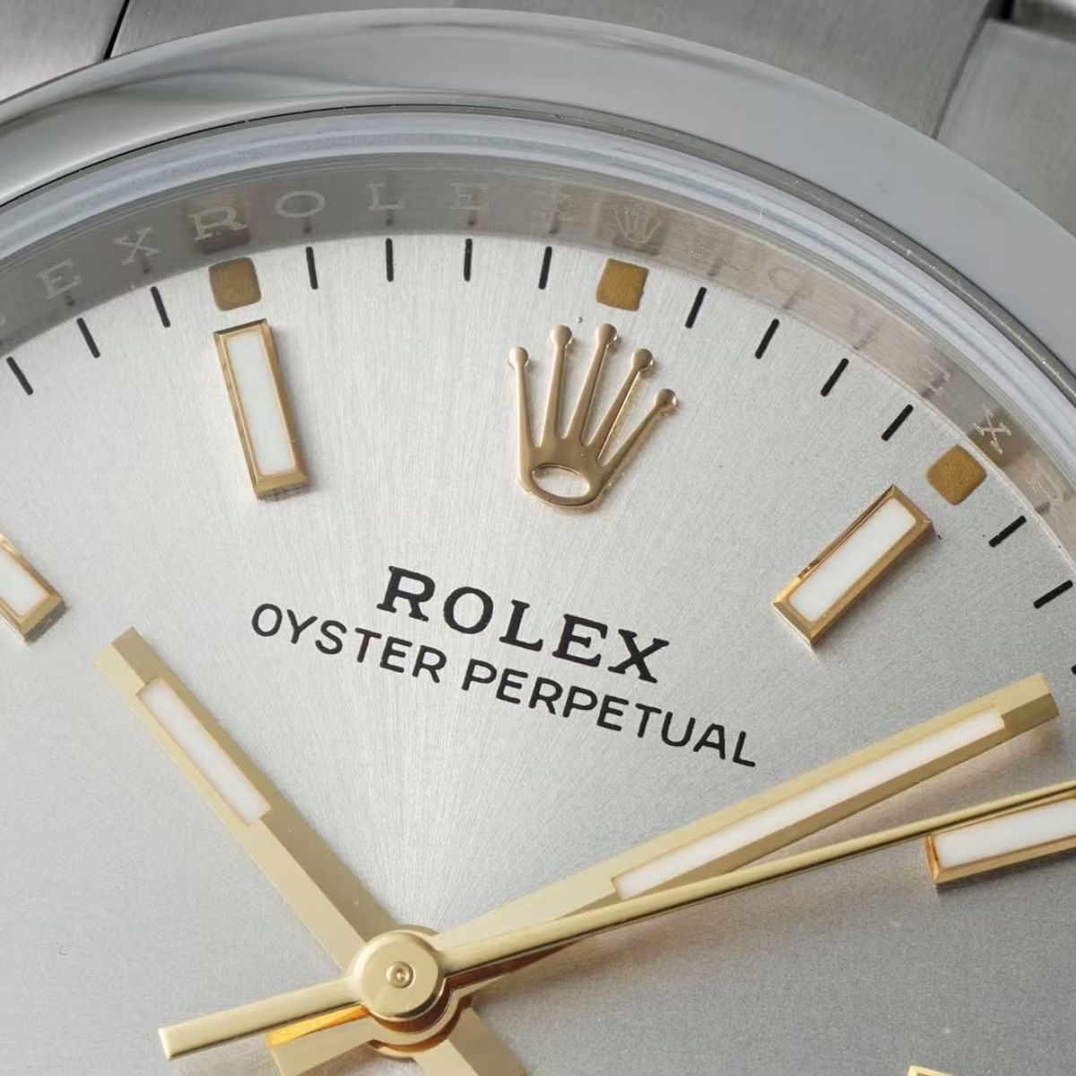[Super Clone] Regency Timeless Perpetual 41 mm Timeless Trapeze Bezel Silver Dial 134300 8649