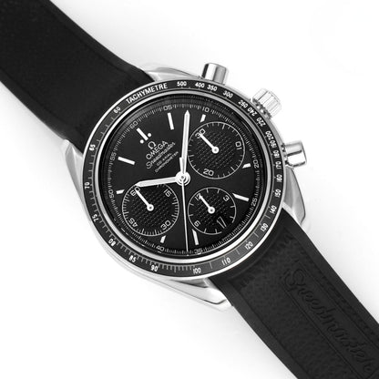Celestial Racing Chronograph 40mm Steel On Rubber Strap Black Dial 7873
