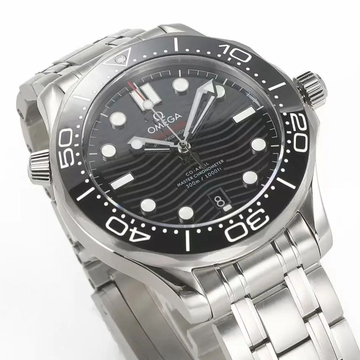 Celestial Seafarer Diver 300M 42mm Steel On Steel Black Dial 2821