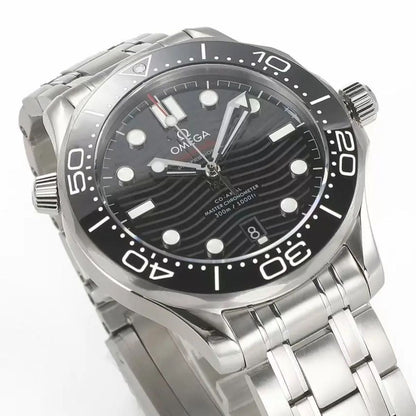 Celestial Seafarer Diver 300M 42mm Steel On Steel Black Dial 2821