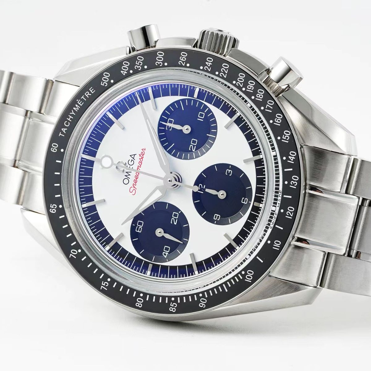 Celestial Moon Chronograph 40mm Steel On Steel Panda Dial 5347
