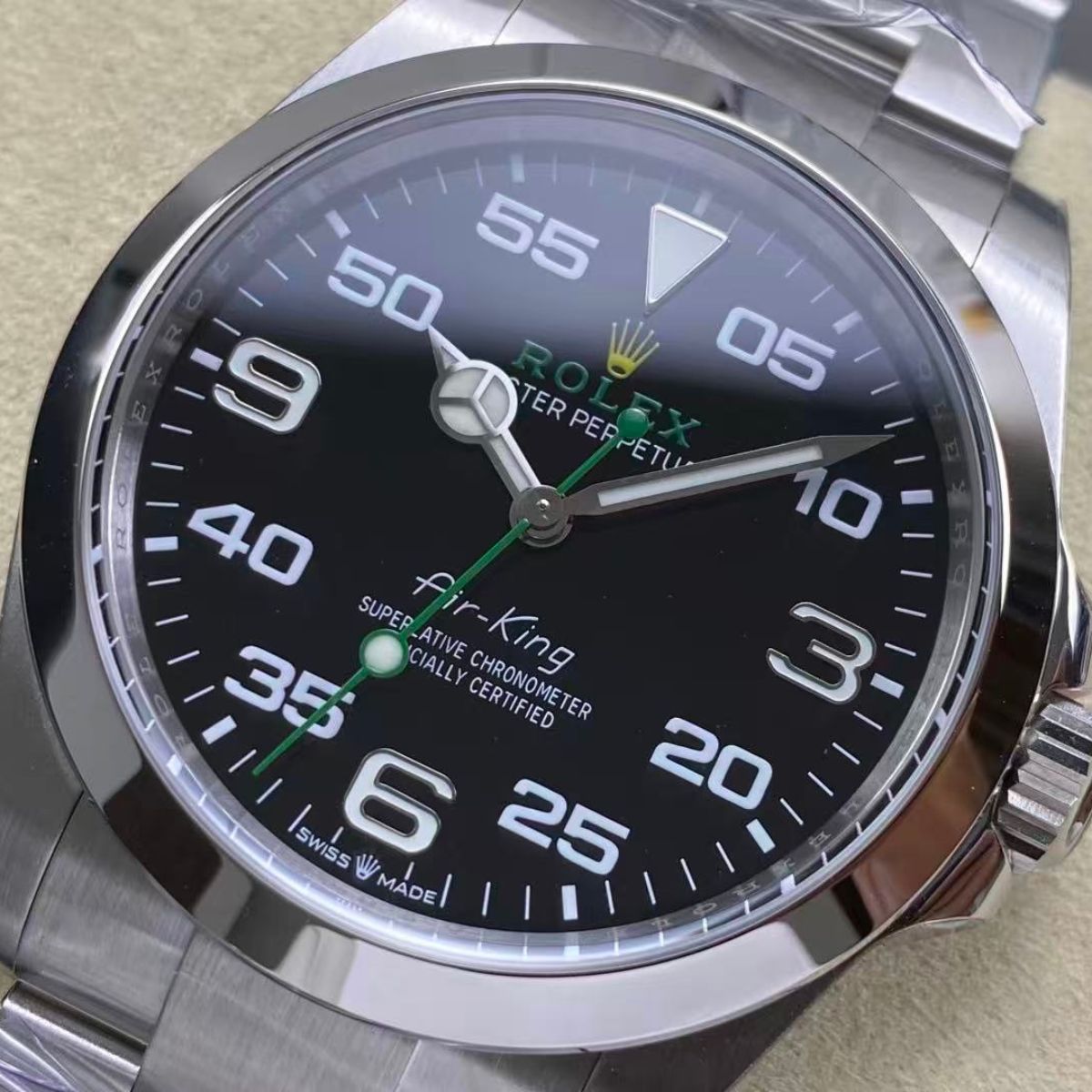 Regency Air King 40 mm Timeless Trapeze Bezel Black Dial 126900 6563