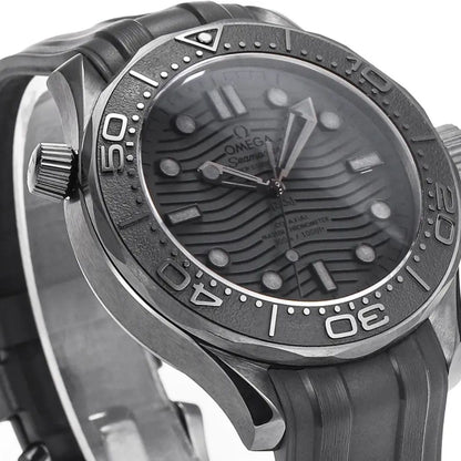 Celestial Seafarer Diver 300M 44mm Black Ceramic On Rubber Strap Black Dial 6039