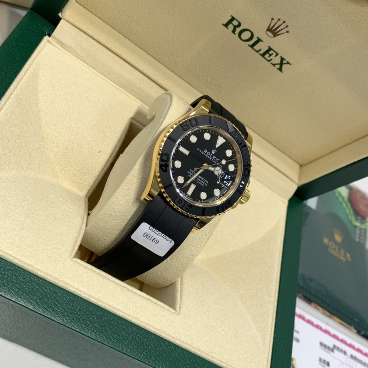 Regency Marine Master 42 mm Rubber Black Ceramic Bezel Black Dial 226658 5436