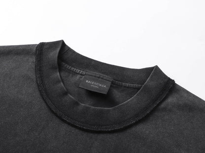 Embroidery wash t-shirt