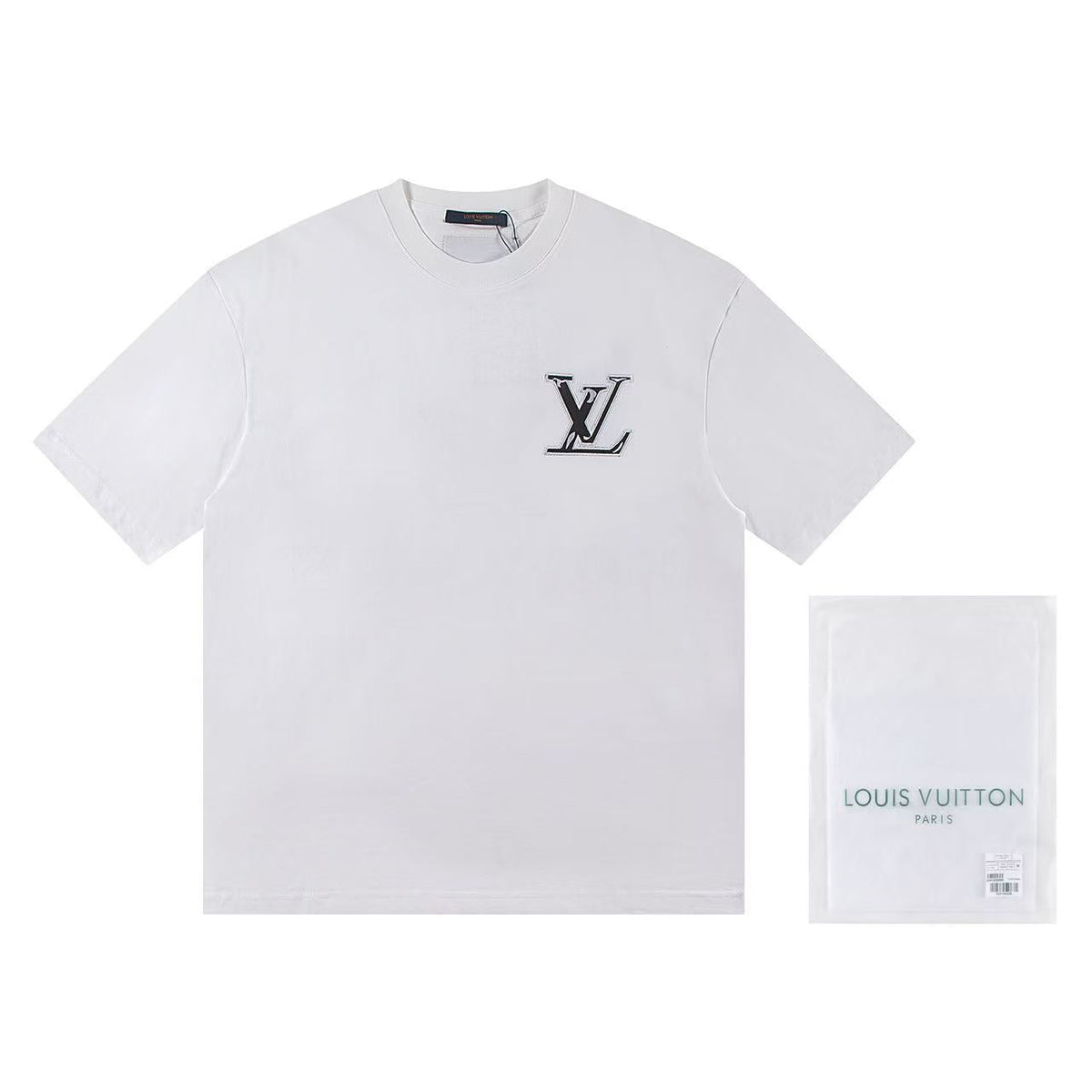 High quality patch embroidery t-shirt