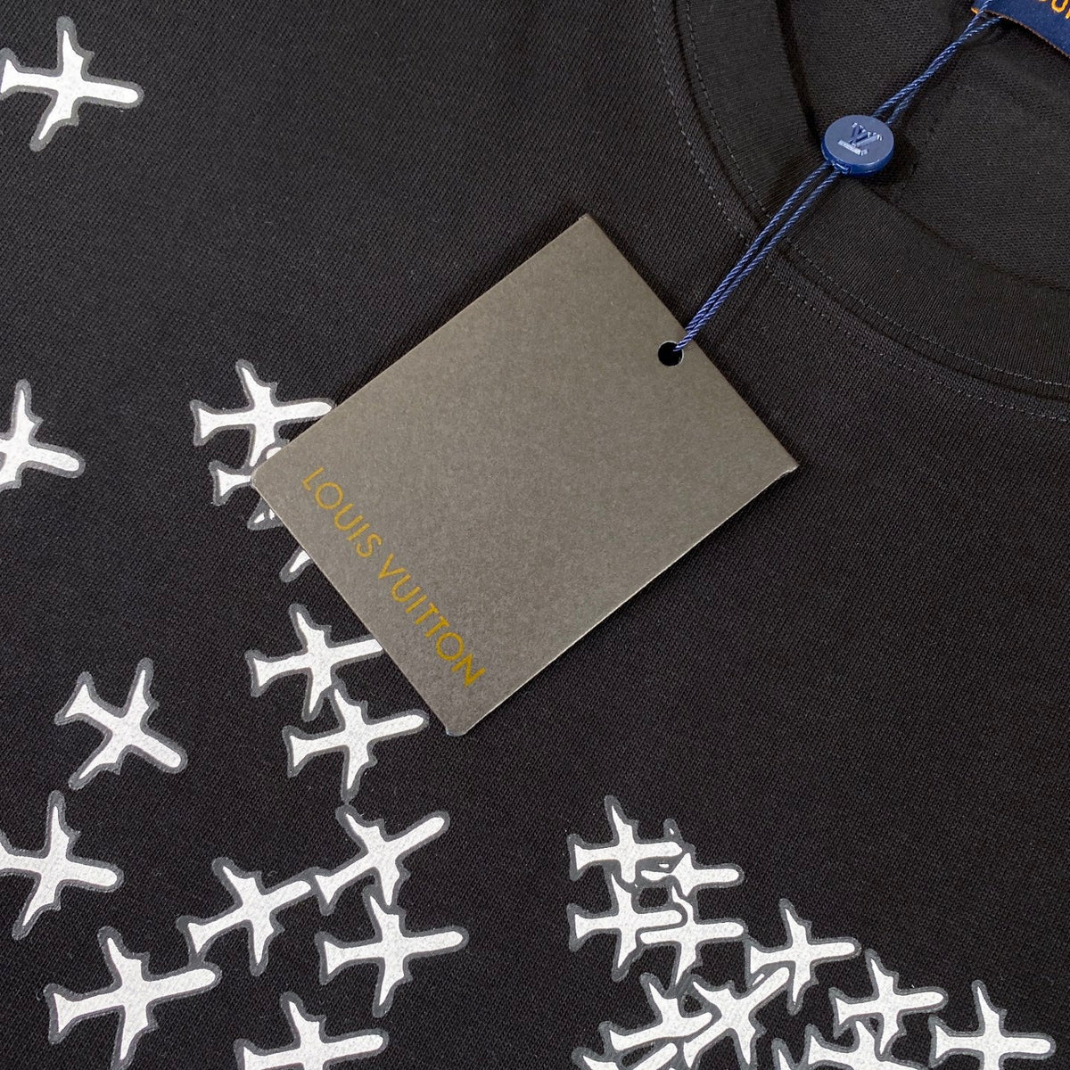 New small plane printing t-shirt