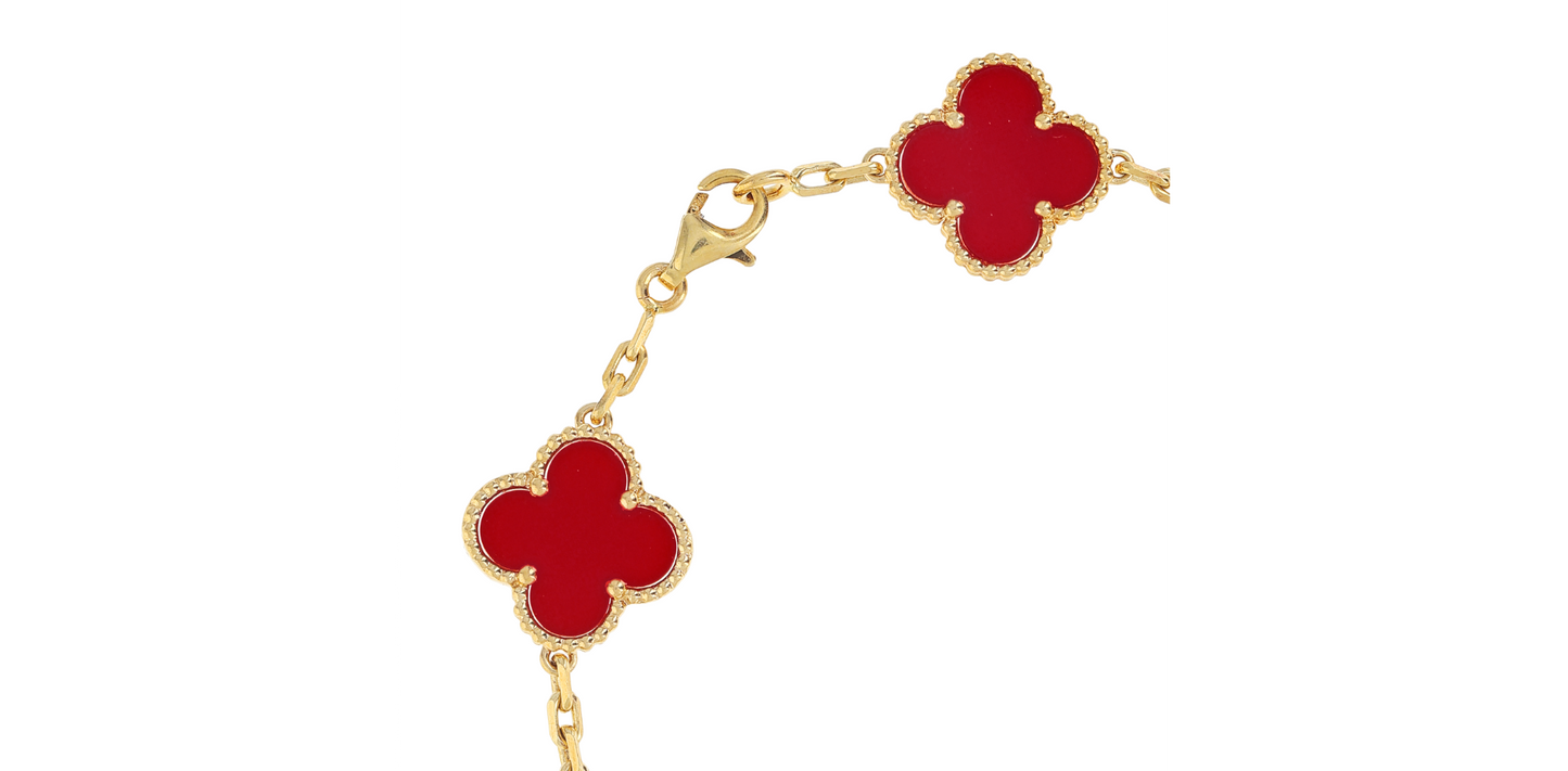 18k Bracelet Four-Leaf Clover Collection