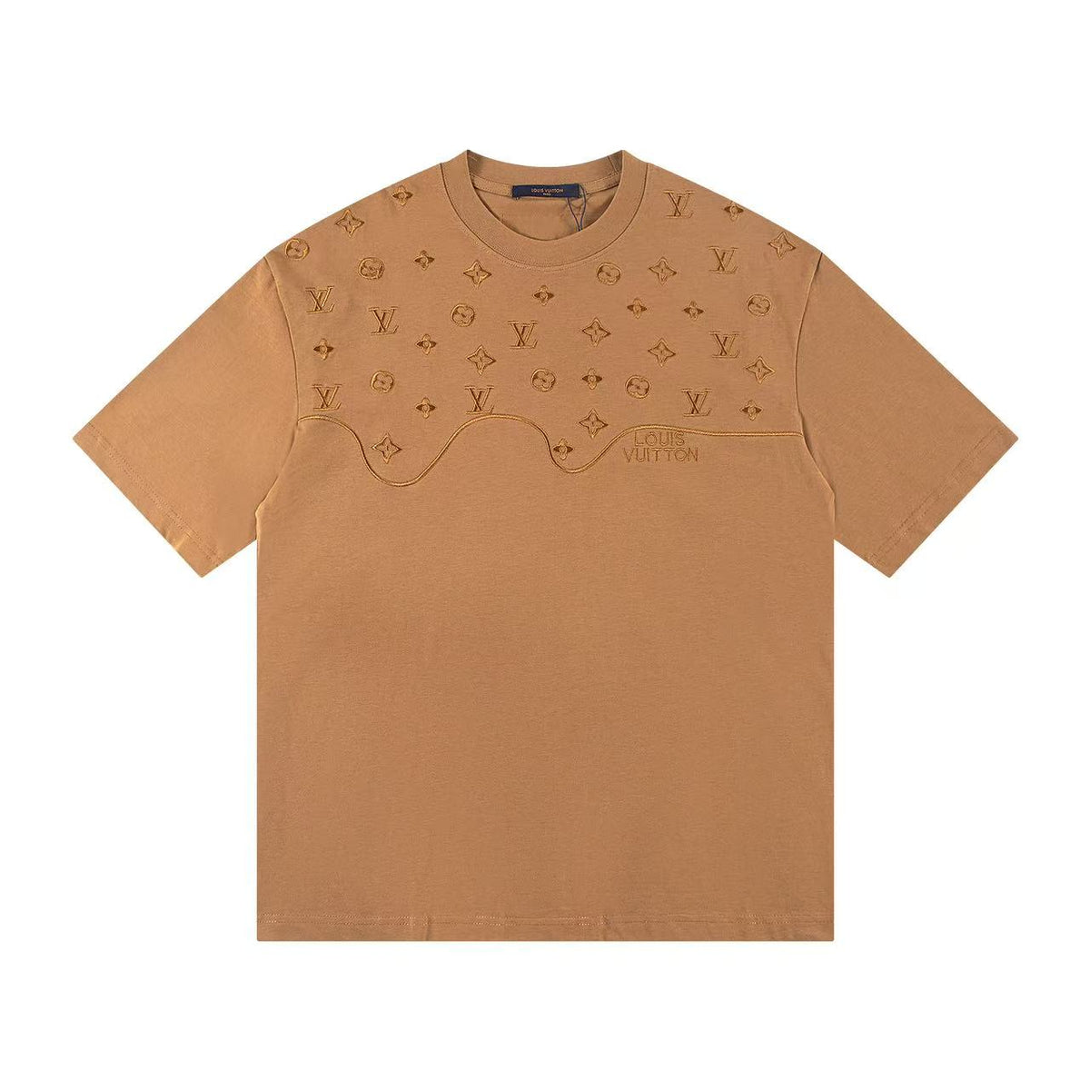 New embroidery splicing t-shirt