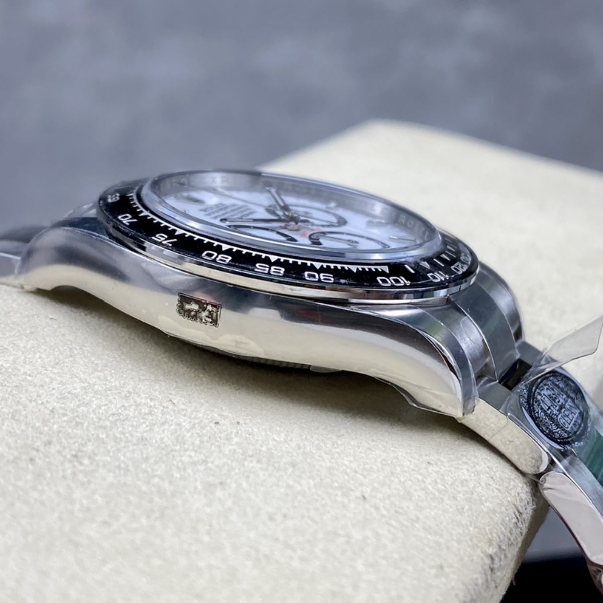 [Super Clone] Regency Racing Chronograph 40 mm Timelesssteel Ceramic Bezel Panda Dial 126500LN 4470