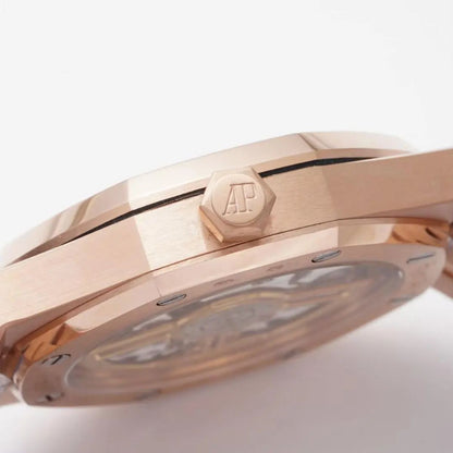 [Super Clone] Prestige Atelier Octagon Sport 41mm Black Dial Rose Gold 3379