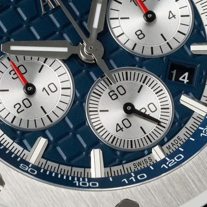 Prestige Atelier Coastal Sport Chronograph 43mm Blue Dial Stainless Steel 9299