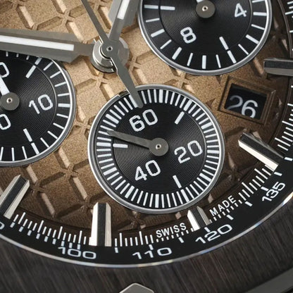Prestige Atelier Coastal Sport Chronograph 43mm Khaki Dial Stainless Steel 1458