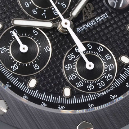 [Super Clone] Prestige Atelier Coastal Sport Chronograph 42mm Black Dial Black Ceramic 6842