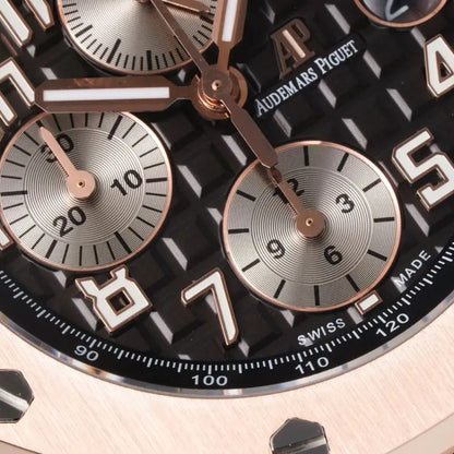 [Super Clone] Prestige Atelier Coastal Sport Chronograph 42mm Black Dial Rose Gold 5927