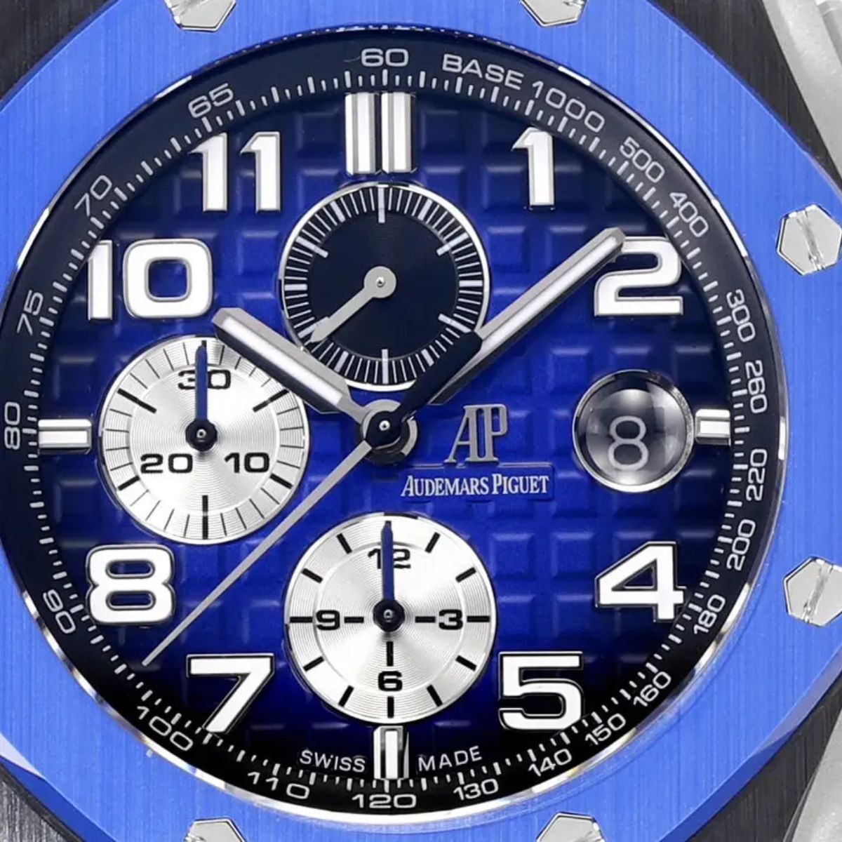 [Super Clone] Prestige Atelier Coastal Sport Chronograph 44mm Blue Dial Black Ceramic 5272