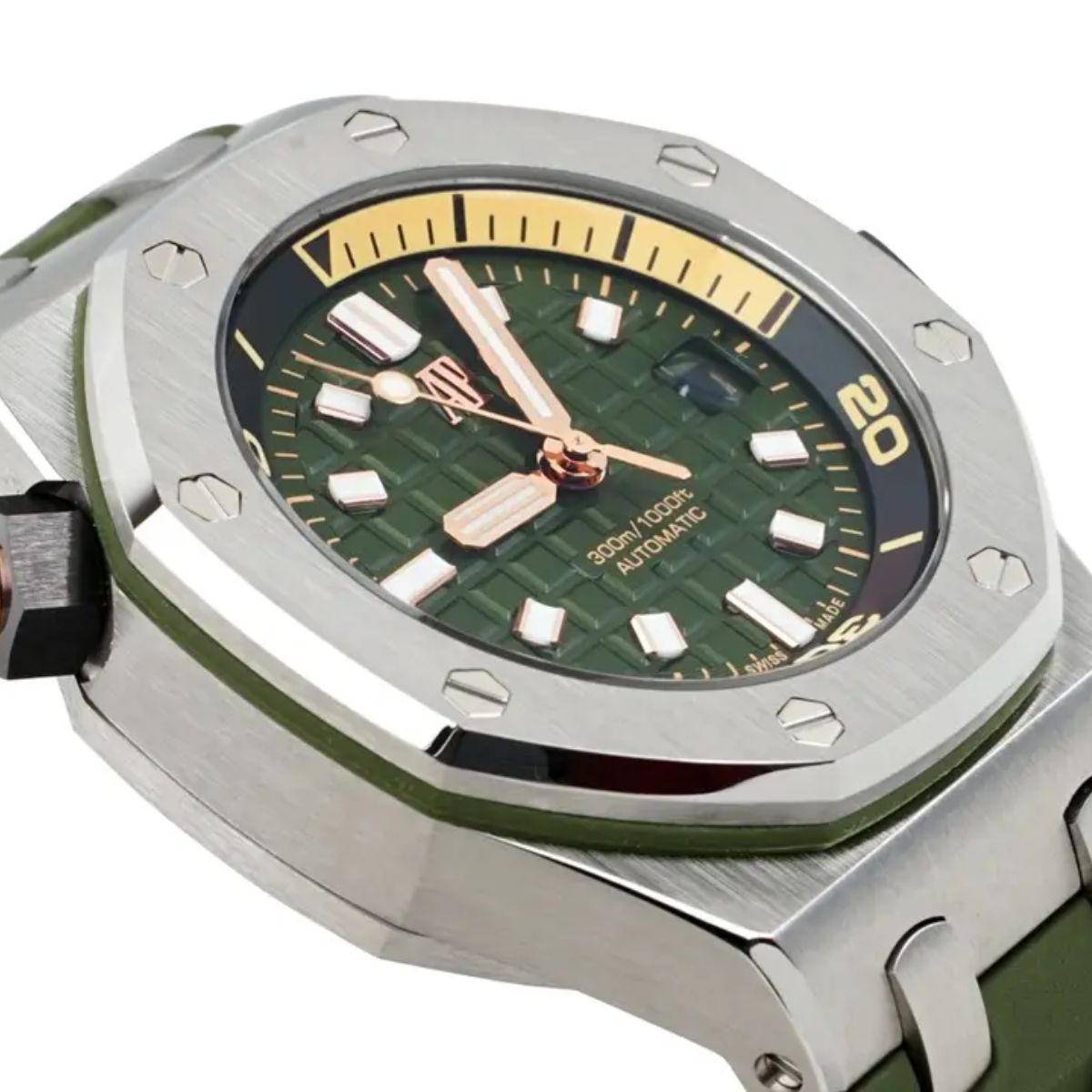 [Super Clone] Prestige Atelier Coastal Sport Diver 42mm Green Dial Stainless Steel 9044