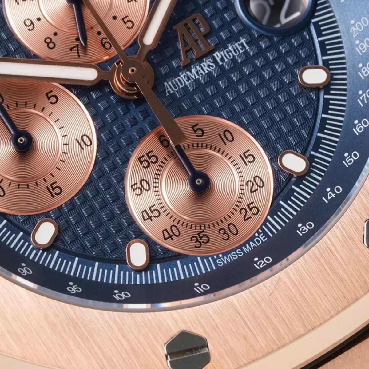 [Super Clone] Prestige Atelier Coastal Sport Chronograph 42mm Blue Dial Rose Gold 2694