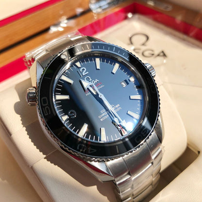 Celestial Ocean Diver 600M 42mm Steel On Steel Black Dial 4007