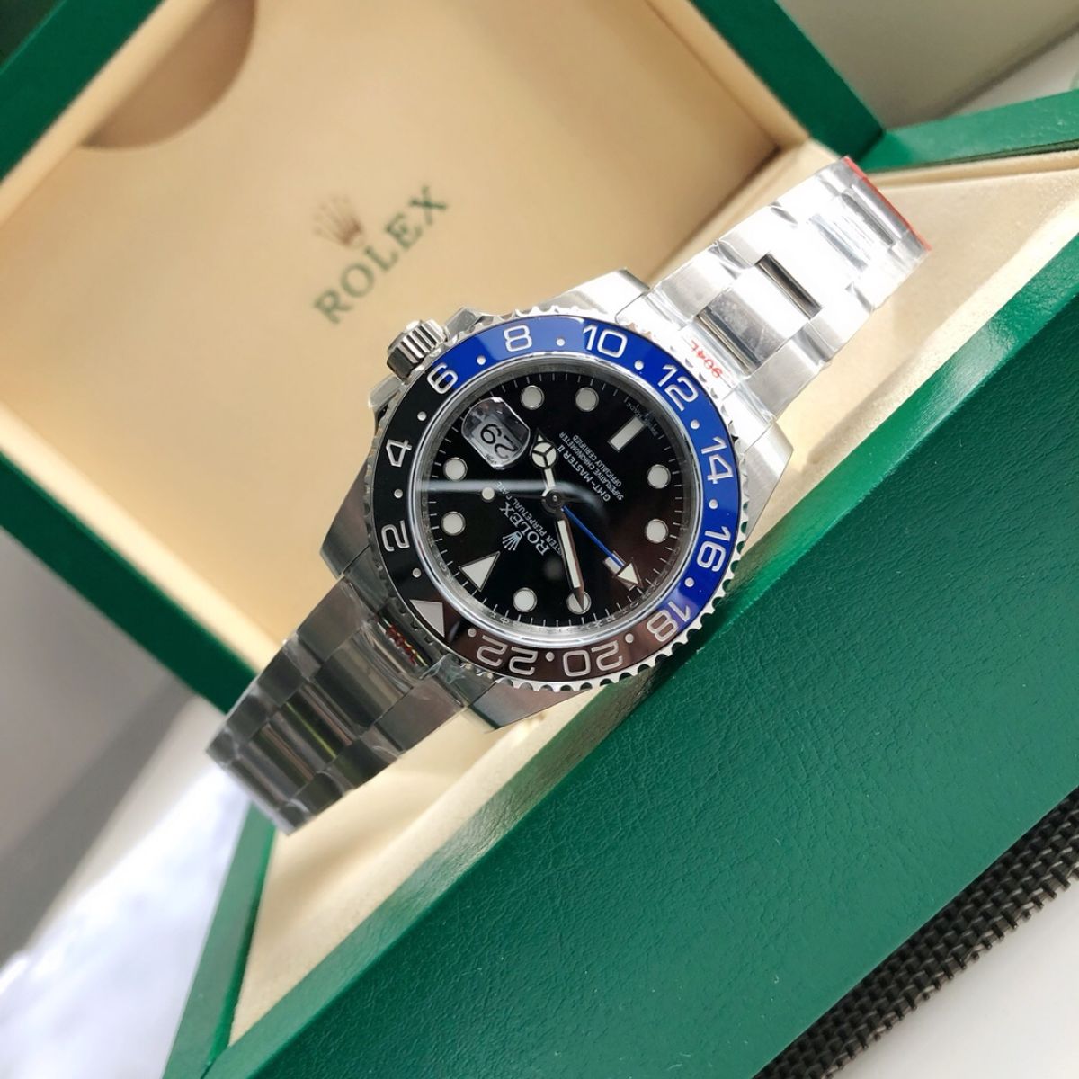 Regency Traveller Traveller 40 mm Timeless Blue and black Bezel Black Dial 126710BLNR 5872