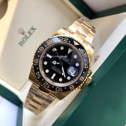 [Super Clone] Regency Traveller Traveller 40 mm Timeless Black Bezel Bright black Dial 9519