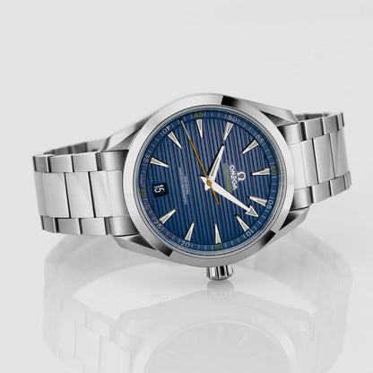 Celestial Aqua Sport 150M 41mm Steel On Steel Blue Dial 4574