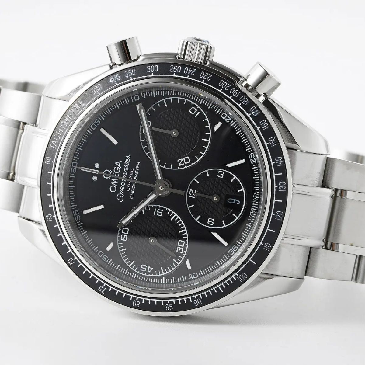 Celestial Racing Chronograph 40mm Steel On Steel Black Dial 8266